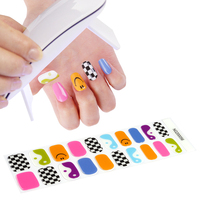 Fournisseur d'usine Huiszi – Autocollants 3D personnalisés semi-durcis en gel pour ongles, vernis à ongles complet en gel