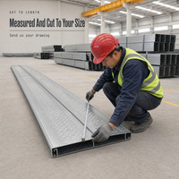 Plancher en acier sans coulage, système de construction à sec pour entrepôts et usines à structure métallique