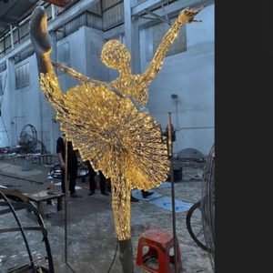 Iron Art Hanging Lamp <strong>Soul</strong> Translucent Atmosphere Mood <strong>Lighting</strong> 3D Model Chandelier Sculpture Statue Hurdles Gymnast - Product Image 6