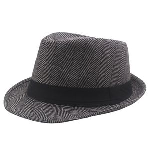 Wholesale Autumn Winter Cowboy Flat Top Boater <b>Hat</b> <b>for</b> Women Men Polyester Cotton Custom Logo Outdoor Fashion Warm Dress - Product Image 4