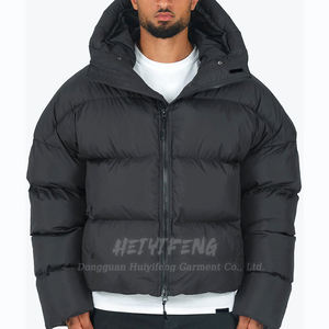 Piumini imbottiti in piumino d'oca bianchi da esterno antivento invernali personalizzati 100% piumini <span class=keywords><strong>oversize</strong></span> in poliestere con Zip - Product Image 5