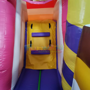 Castillo inflable comercial Sugarland, castillo hinchable Candy Land con tobogán. - Product Image 6