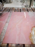Marbre rose naturel de haute qualité pour les murs et les comptoirs de sol, onyx rose, quartz rose