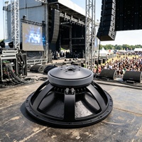 Altavoz Subwoofer Profesional A18TBX100-8A de 18 Pulgadas para Exteriores, Carcasa Metálica, Controlador LF de 2400W, OEM
