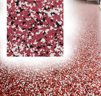 Peinture époxy en paillettes pour sols, effet marbre, couleur personnalisée, revêtement décoratif en résine écologique pour garage et maison