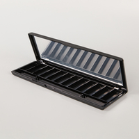 OMI Manufacture Pack Rechteckform Schwarz 12 Farben Leere Lidschatten-Paletten röhre