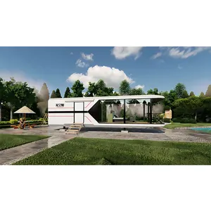 Professional Prefab House Bed Hotel Cabin Modular Hotel Space Capsule Travel Resort Space Capsule Small Mobile Home