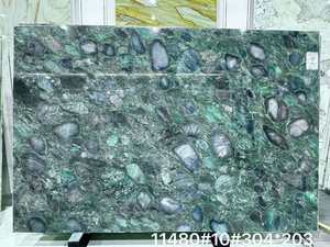 Losa de Cuarcita Verde Brasileña, Panel de Pared de Piedra Natural, Revestimiento de Piedra para Decoración Interior y Exterior de Oficinas, Villas y Hoteles - Product Image 5
