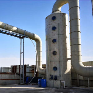 Filtro húmedo de dos capas de alto rendimiento con bomba de ventilador para adsorción de residuos eliminación de gas de fregado accionado por motor de niebla ácida de amoníaco - Product Image 6