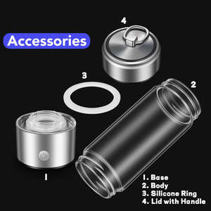 घरेलू आरबनाम स्टेनलेस स्टील हाइड्रोजन पानी बोतल जनरेटर यूएसबी/बैटरी इलेक्ट्रिक हीटिंग कार - Product Image 3