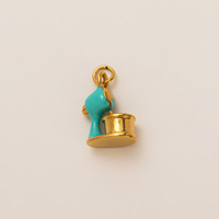 Pendentif européen américain transfrontalier best-seller 18K pendentifs et breloques de mode créatif bricolage coloré tasse camion rouge à lèvres chaussures