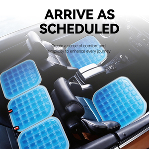 <span class=keywords><strong>Coussin</strong></span> de siège ergonomique moderne en gel rafraîchissant, amovible et lavable, <span class=keywords><strong>pour</strong></span> soulager la douleur du coccyx, design respirant en nid d'abeille <span class=keywords><strong>pour</strong></span> voiture - Product Image 5