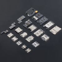 Connecteur femelle USB 2.0 Type C 16 broches MUP, prise de réception, trous traversants, PCB 180 vertical, blindage USB-C pour la charge