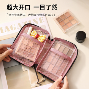 Portable <b>Cosmetic</b> Storage Bag EVA Mesh Makeup <b>Case</b> With Zipper And Keyring For Travel And Daily Use - Product Image 3
