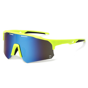 Outdoor Cycling Sunglasses PC <b>Frame</b> Polarized UV400 Windproof Sports Eyewear Unisex <b>Large</b> <b>Frame</b> Type 3 Sunshades - Product Image 1