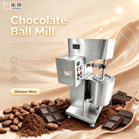 Machine à raffiner et à moudre le chocolat TUORONG - Facile à utiliser, alimentation par prise, tension personnalisée