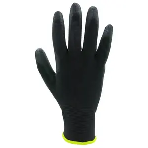 13G Guantes PU Polyester Guantes de Trabajo Guante Tactil Gardening