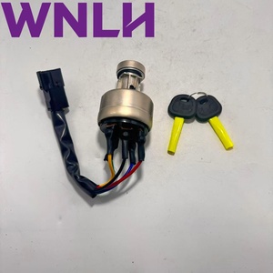 Interrupteur de démarrage WNLH 21N4-10430 pour excavatrices SANY SY55 SY60 SY75 SY135 SY215 Hyundai R55-7 R60-7 R210-7 avec clés - Product Image 1