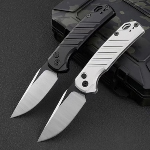 Couteau pliant multifonctionnel personnalisable en acier inoxydable KS, pour la survie en plein air, le camping, la bricolage, avec manche en alliage d'aluminium de qualité HK - Product Image 1