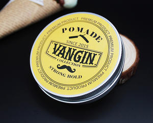 VANGIN-Gel coiffant à tenue forte, crème de cire <span class=keywords><strong>pour</strong></span> <span class=keywords><strong>cheveux</strong></span> bouclés, texture boue dorée brillante, marque privée, 100g - Product Image 3