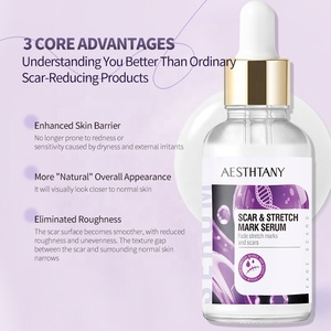 AESTHTANY Scar & Stretch Mark Repair Serum | <span class=keywords><strong>Aceite</strong></span> de regeneración de la piel para cuerpo y cara | Se desvanece <span class=keywords><strong>cicatrices</strong></span> estrías tono de piel desigual - Product Image 3