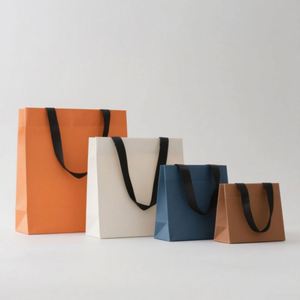 Bolsas de Papel para Entrega de Alimentos, Bolsa de Papel Kraft Personalizada con Asa para Restaurantes y Proveedores de Café - Product Image 2