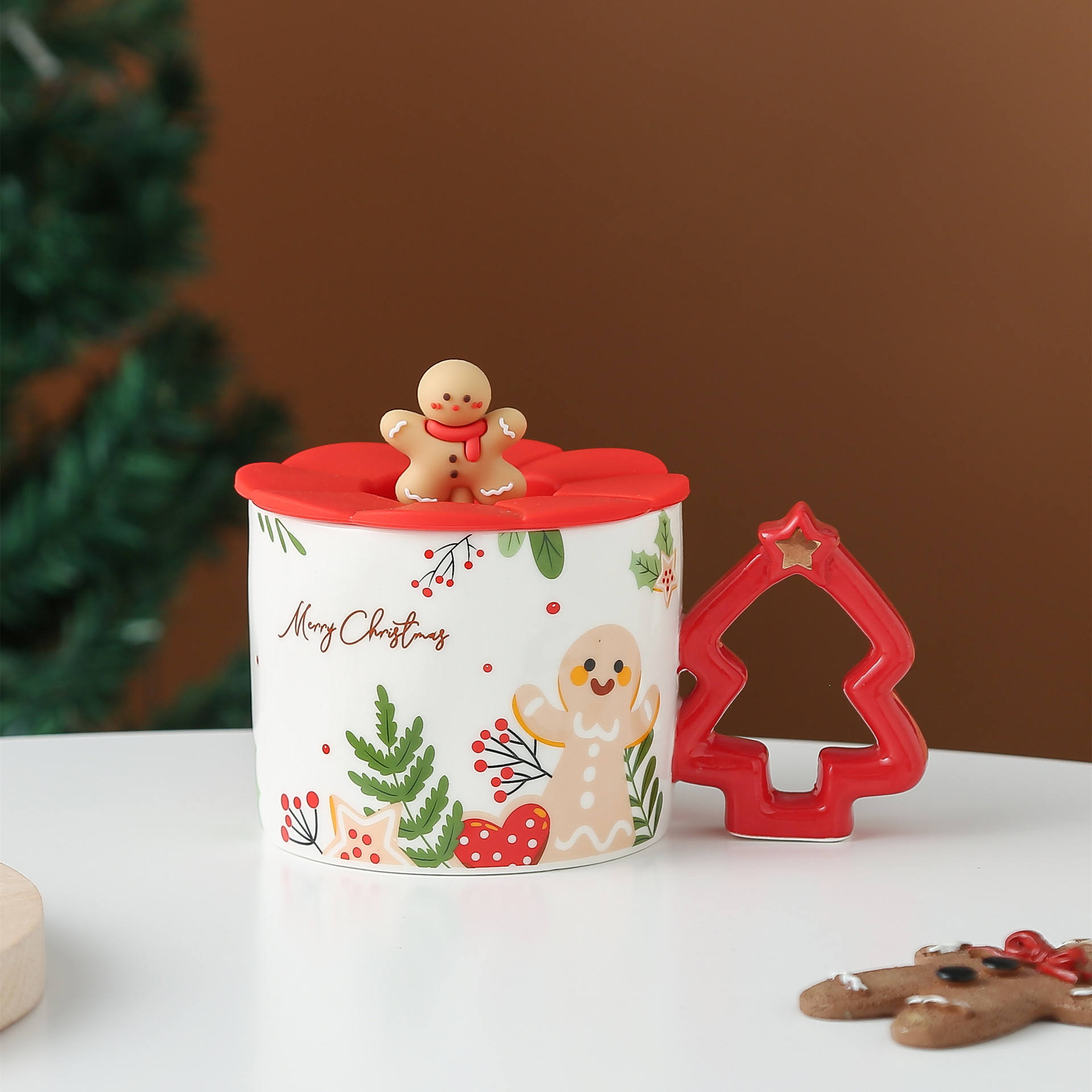 White Red-Christmas Doll