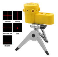 Livella Laser Rotante con Treppiede, Strumento di Marcatura Laser per Linee Verticali e Orizzontali, Proiettore Laser per Uso Domestico