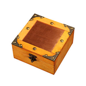 Boîte à bijoux de bureau rétro en bois sculpture gravure certificat stockage évasion serrure boîte au trésor bois artisanat et panneaux muraux - Product Image 5