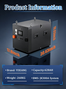 แบตเตอรี่ YIXIANG EU Stock 32kwh 51.2v 16s 3.2V 628AH Lifepo4 พร้อมชุดควบคุม JK 300A V19 BMS และแผ่นทำความร้อน - Product Image 2