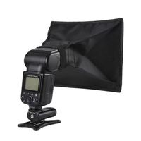 15*17cm Universal plegable Cámara DSLR externa blanco Speedlite linterna Mini difusor Flash luz caja suave para Godox Canon