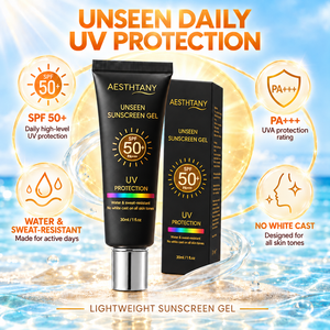 AESTHTANY Crema Solare Invisibile 50+ PA+++ a Marchio Privato, Cruelty-Free, Vegana, Senza Residui Bianchi, Resistente all'Acqua e al Sudore, per il Viso - Product Image 3