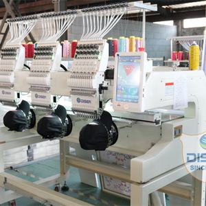 เครื่องปักคอมพิวเตอร์ 3 หัว ความเร็วสูง คุณภาพดี ราคาถูกจากจีน สำหรับปักหมวก เสื้อยืด ลดราคา - Product Image 4