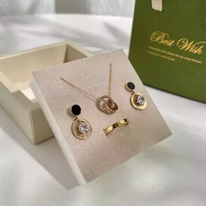 FORTE Small Gift <b>Box</b> <b>Earrings</b> Necklace Jewelry Packaging Ring Bracelet Bangles Jewelry Gift Boxes With Velvet Pouch Ba - Product Image 4