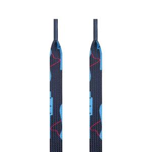 เชือกผูกรองเท้าโพลีเอสเตอร์แบบแบนพิมพ์โลโก้ตามสั่งขายส่ง สำหรับรองเท้าผ้าใบ ความยาวตามสั่ง สไตล์สปอร์ต - Product Image 5