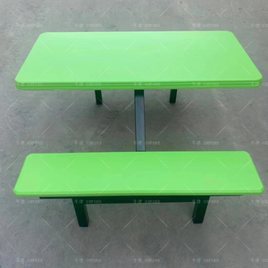 Mesas de comedor de plástico modernas para el hogar y la granja para cafeterías y restaurantes escolares - Product Image 2