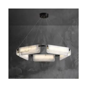 Commercial Modern Art Design Alabaster Chandeliers With Low Price