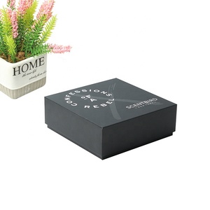 Oem de nuevo diseño de lujo San Valentín pequeño negro Base y tapa de la caja de <span class=keywords><strong>Perfume</strong></span> - Product Image 2