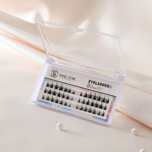 Wingstar, nuevo estilo, banda fina, estilo <span class=keywords><strong>ERMO</strong></span>, pestañas de racimo segmentadas DIY de fábrica profesional - Product Image 3