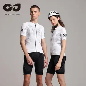 Golovejoy Qxf01 Groothandel Comfortabele Fietsuniform Sneldrogende Dames Wielertrui Custom Ademende Fietskleding