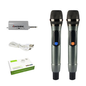 Oem nhà máy UHF Chuyên Nghiệp cầm tay không dây Mic hội nghị Hệ thống micro không dây selfie thanh loa - Product Image 2