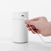 Nouvel arrivage Mini humidificateur d'air portable Diffuseur d'huiles essentielles à lumière colorée Humidificateur d'air à brume fraîche pour la maison