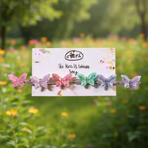 Pinza de Pelo con Diseño de Mariposa Angelina de 8.5 cm, Accesorio de Moda para Mujeres y Niñas, Estilo Casual, Pinzas de Pelo de Plástico - Product Image 2