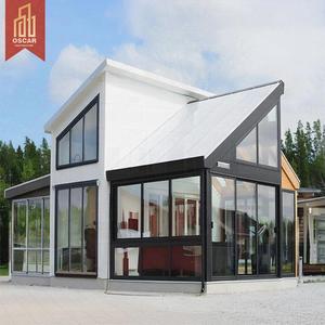 Véranda solaire en aluminium à économie d'<span class=keywords><strong>énergie</strong></span> avec verre plat trempé pour cour et jardin - Product Image 1