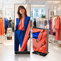 Afficheur publicitaire LED intérieur avec télécommande WiFi, publication cloud, plug-and-play, pour la promotion des magasins de vêtements de mode