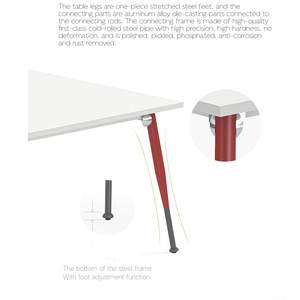 Greatway-Mesa de oficina para tres personas, mesa de oficina ejecutiva, diseño moderno, garantía de calidad, del - Product Image 4