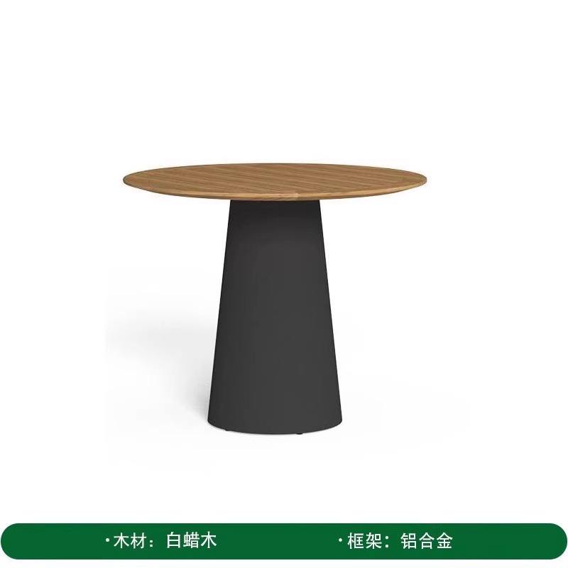 โต๊ะอาหารไม้แอช 60 ซม