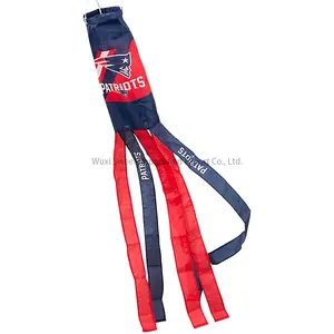 Harga Murah promosi kualitas tinggi baru Inggris Patriot Windsock bendera poliester Indian bendera Windsock untuk halaman dan Taman