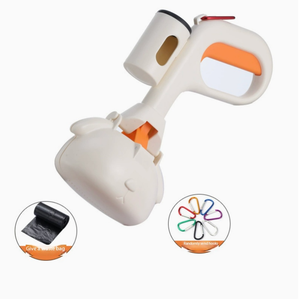 Distributeur portable de sacs à déjections pour animaux de compagnie avec mousqueton – Outil de nettoyage de voyage - Product Image 1