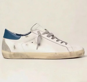 2026 New Premium Distressed White Leather Low-Top Sneakers Multi-Color & Print Options Casual <b>Shoes</b> - Product Image 4